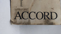 2003 Honda Accord Owners Manual Book Guide OEM Used Auto Parts - Oemusedautoparts1.com