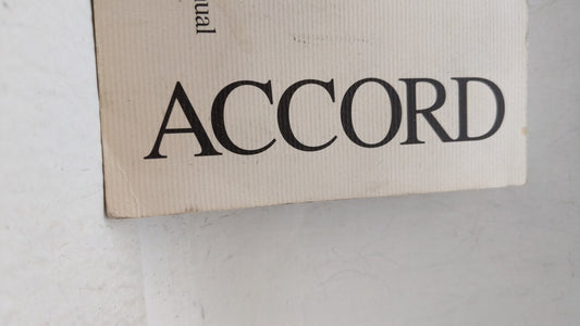 2003 Honda Accord Owners Manual Book Guide OEM Used Auto Parts