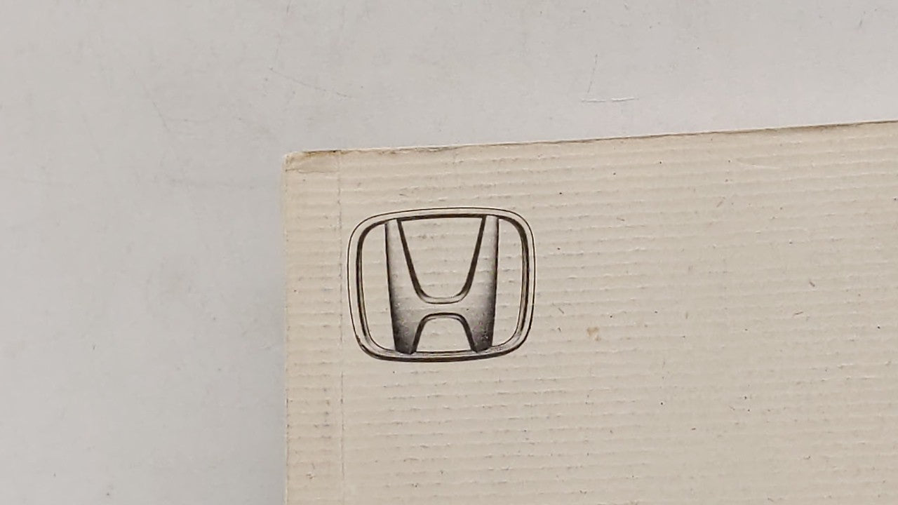 2003 Honda Accord Owners Manual Book Guide OEM Used Auto Parts - Oemusedautoparts1.com