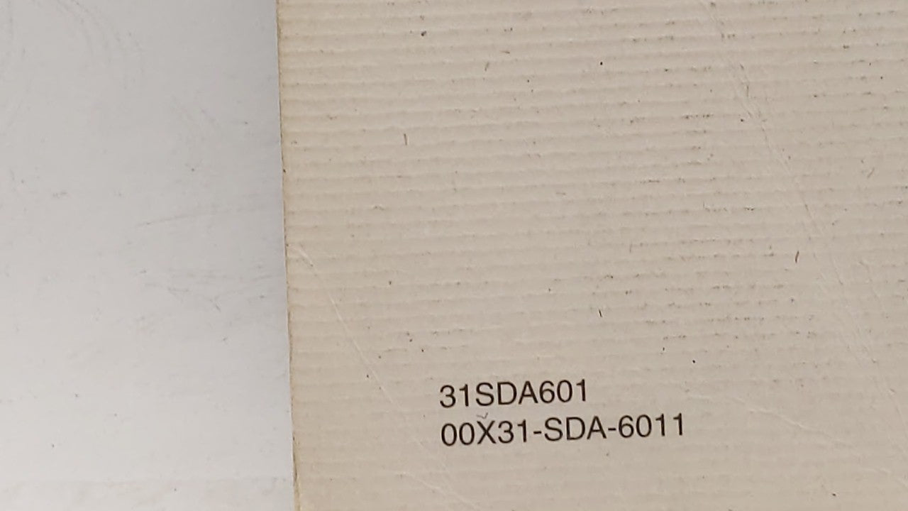 2003 Honda Accord Owners Manual Book Guide OEM Used Auto Parts - Oemusedautoparts1.com