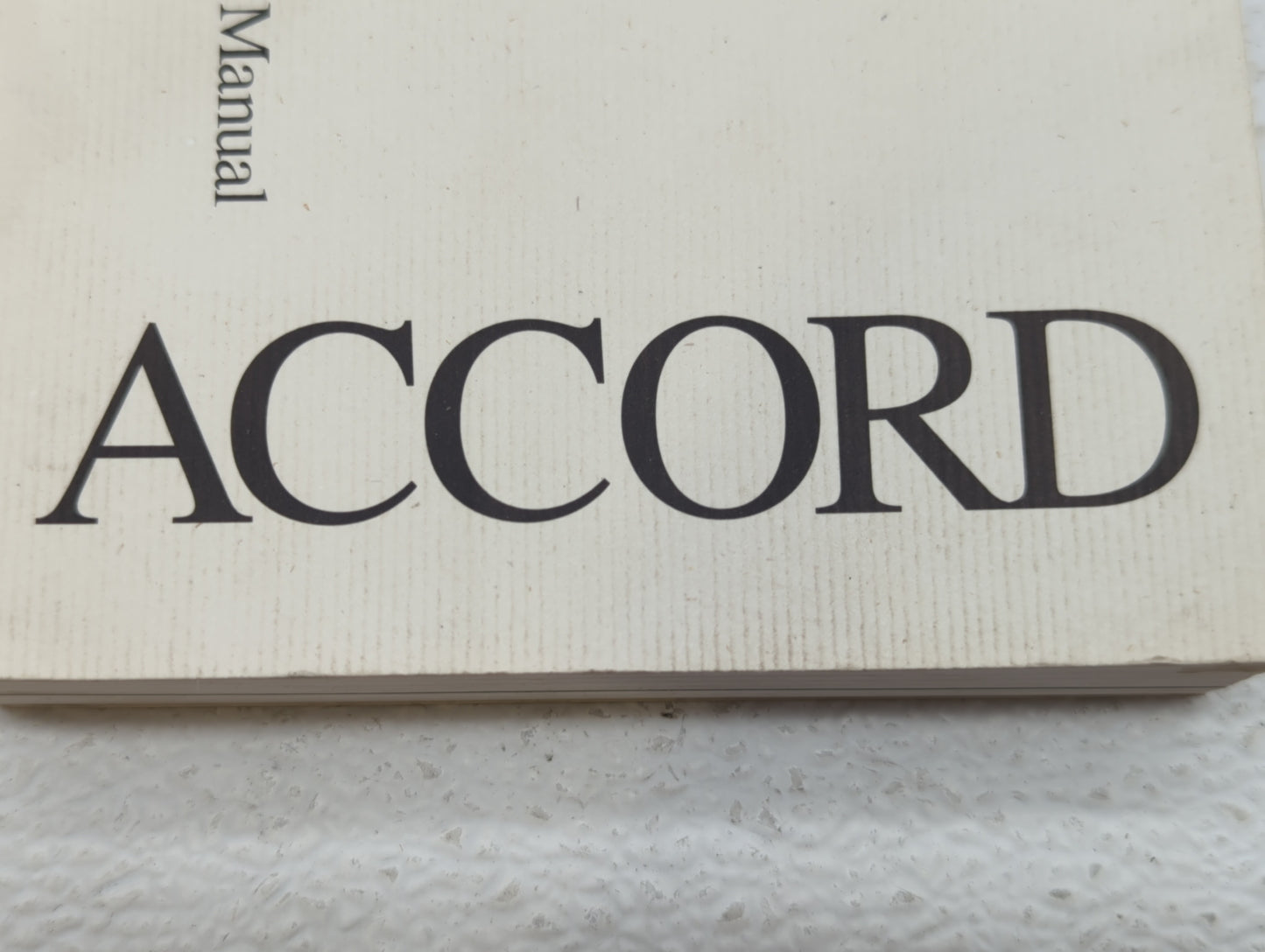 2003 Honda Accord Owners Manual Book Guide OEM Used Auto Parts - Oemusedautoparts1.com