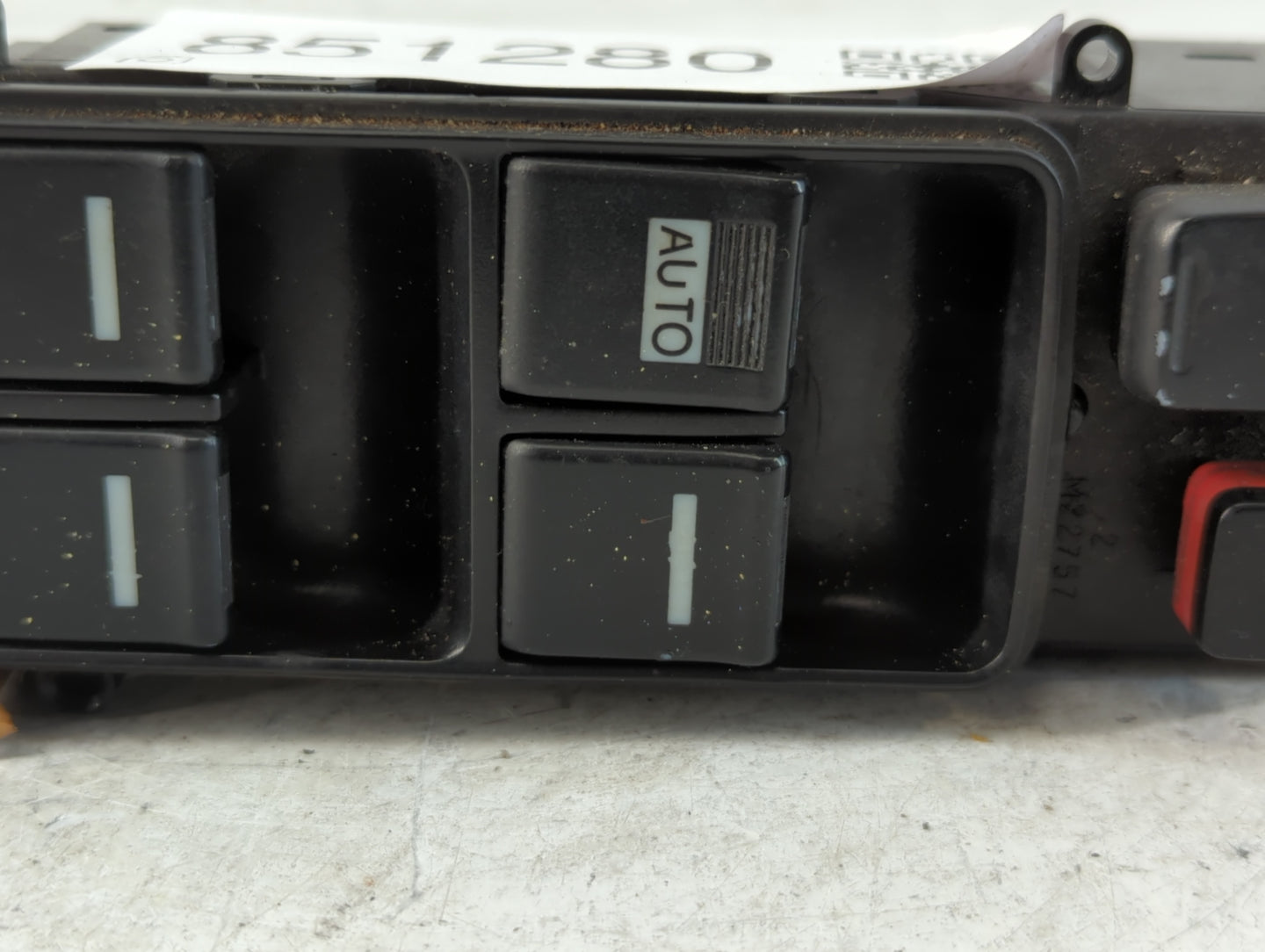 2003-2004 Honda Accord Master Power Window Switch Replacement Driver Side Left Fits Fits 2003 2004 OEM Used Auto Parts - Oem