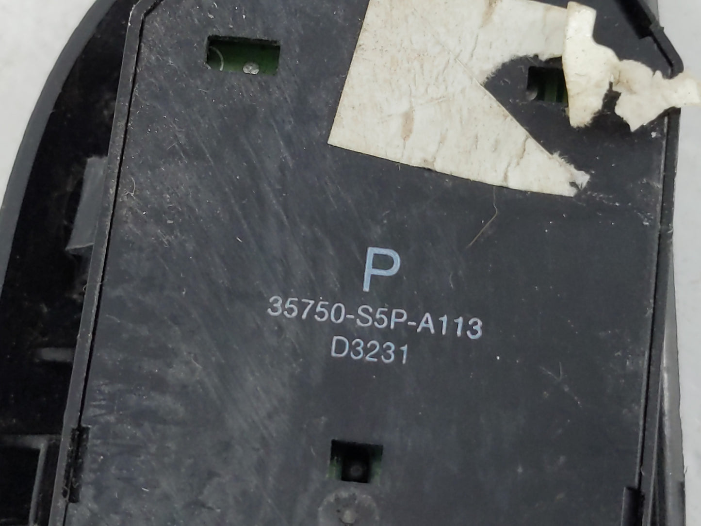 2001-2005 Honda Civic Master Power Window Switch Replacement Driver Side Left P/N:35750-S5P-A113 Fits OEM Used Auto Parts - 