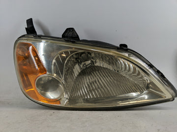 2001-2003 Honda Civic Passenger Right Oem Head Light Headlight Lamp - Oemusedautoparts1.com