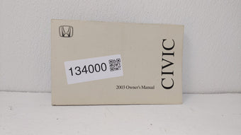 compare product 2003 Honda Civic Owners Manual Book Guide OEM Used Auto Parts