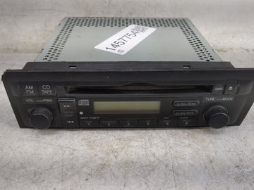 2001-2002 Honda Civic Radio AM FM Cd Player Receiver Replacement P/N:39101-S5A-A610-M1 MF721AA Fits Fits 2001 2002 OEM Used 