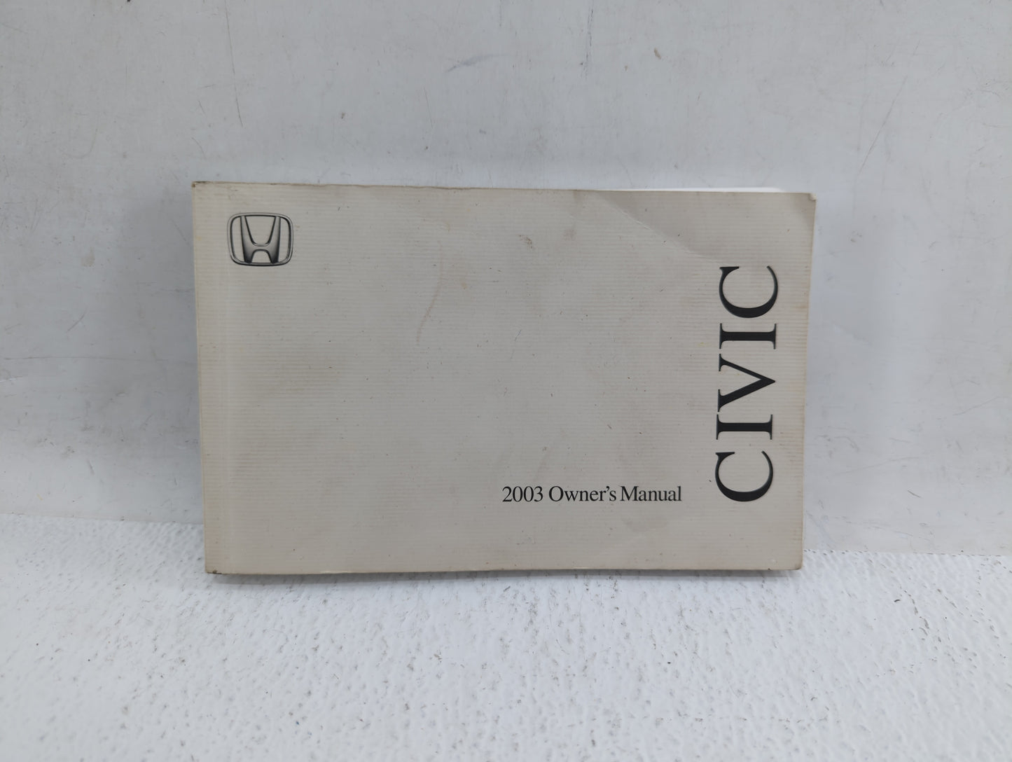 2003 Honda Civic Owners Manual Book Guide OEM Used Auto Parts - Oemusedautoparts1.com
