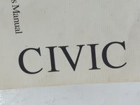 2003 Honda Civic Owners Manual Book Guide OEM Used Auto Parts - Oemusedautoparts1.com