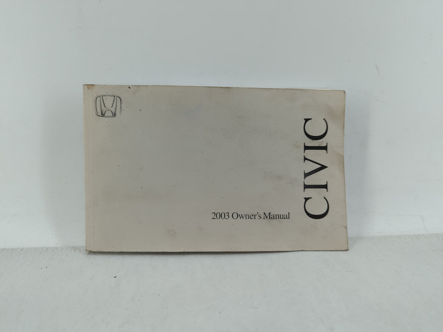 2003 Honda Civic Owners Manual Book Guide OEM Used Auto Parts - Oemusedautoparts1.com