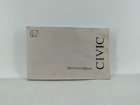 2003 Honda Civic Owners Manual Book Guide OEM Used Auto Parts - Oemusedautoparts1.com