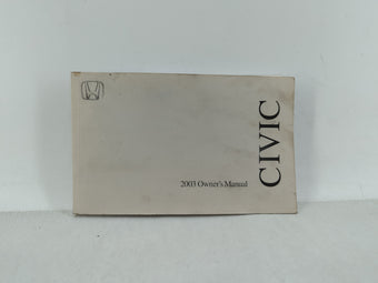 compare product 2003 Honda Civic Owners Manual Book Guide OEM Used Auto Parts