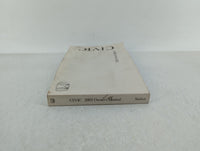 2003 Honda Civic Owners Manual Book Guide OEM Used Auto Parts - Oemusedautoparts1.com