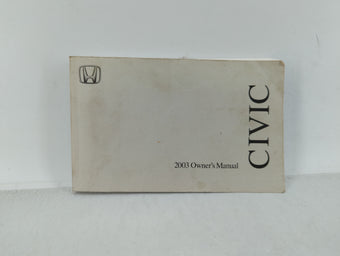compare product 2003 Honda Civic Owners Manual Book Guide OEM Used Auto Parts