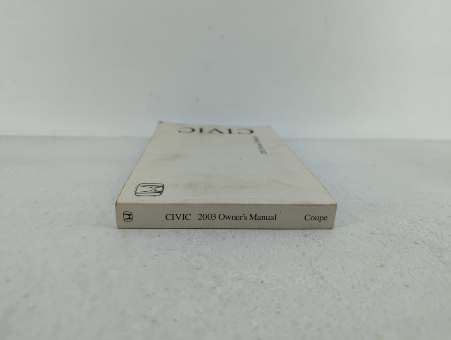 2003 Honda Civic Owners Manual Book Guide OEM Used Auto Parts - Oemusedautoparts1.com