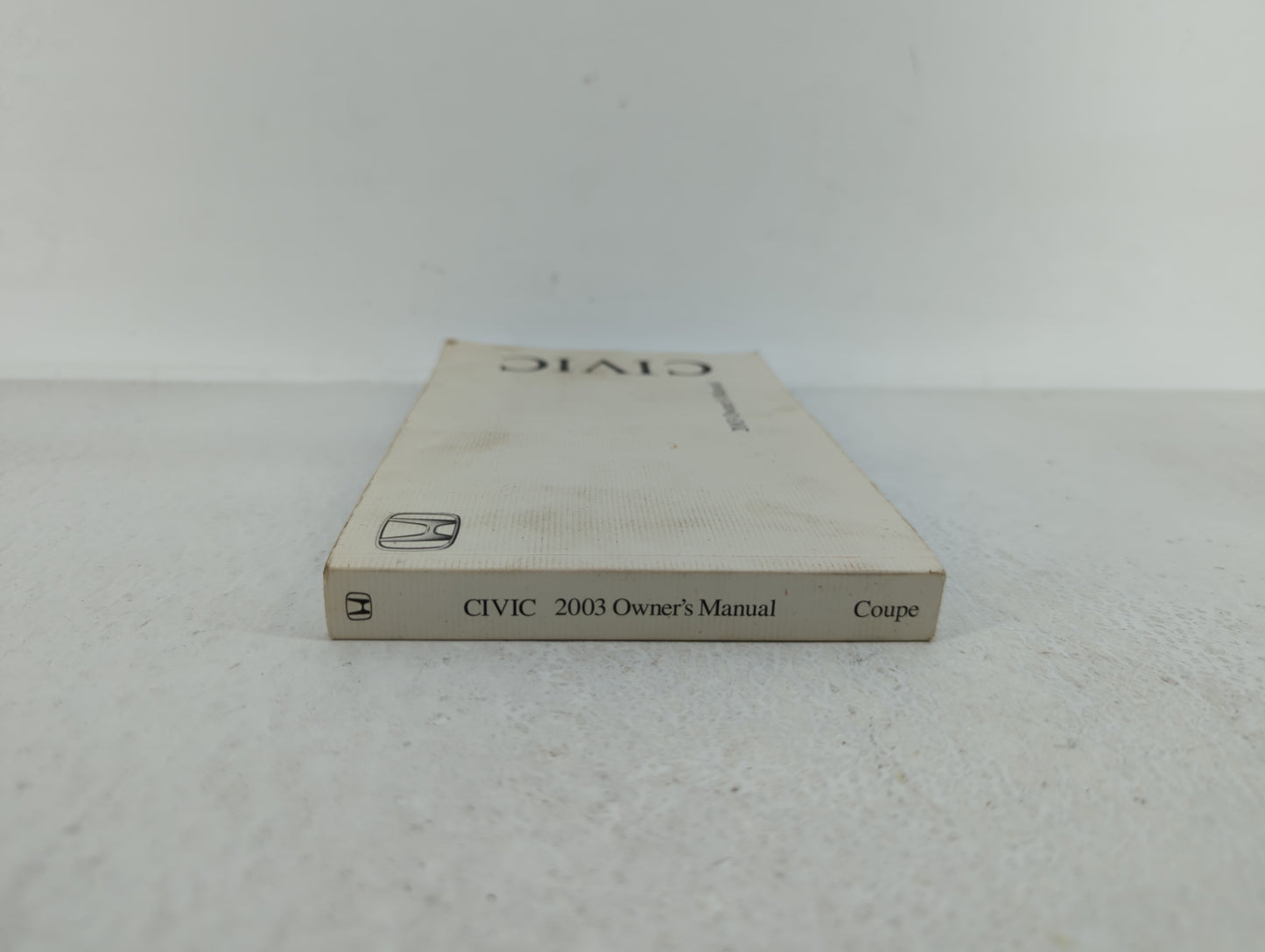 2003 Honda Civic Owners Manual Book Guide OEM Used Auto Parts - Oemusedautoparts1.com