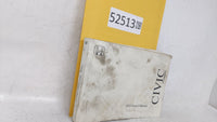 2003 Honda Civic Owners Manual Book Guide OEM Used Auto Parts - Oemusedautoparts1.com