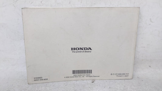 2003 Honda Civic Owners Manual Book Guide OEM Used Auto Parts