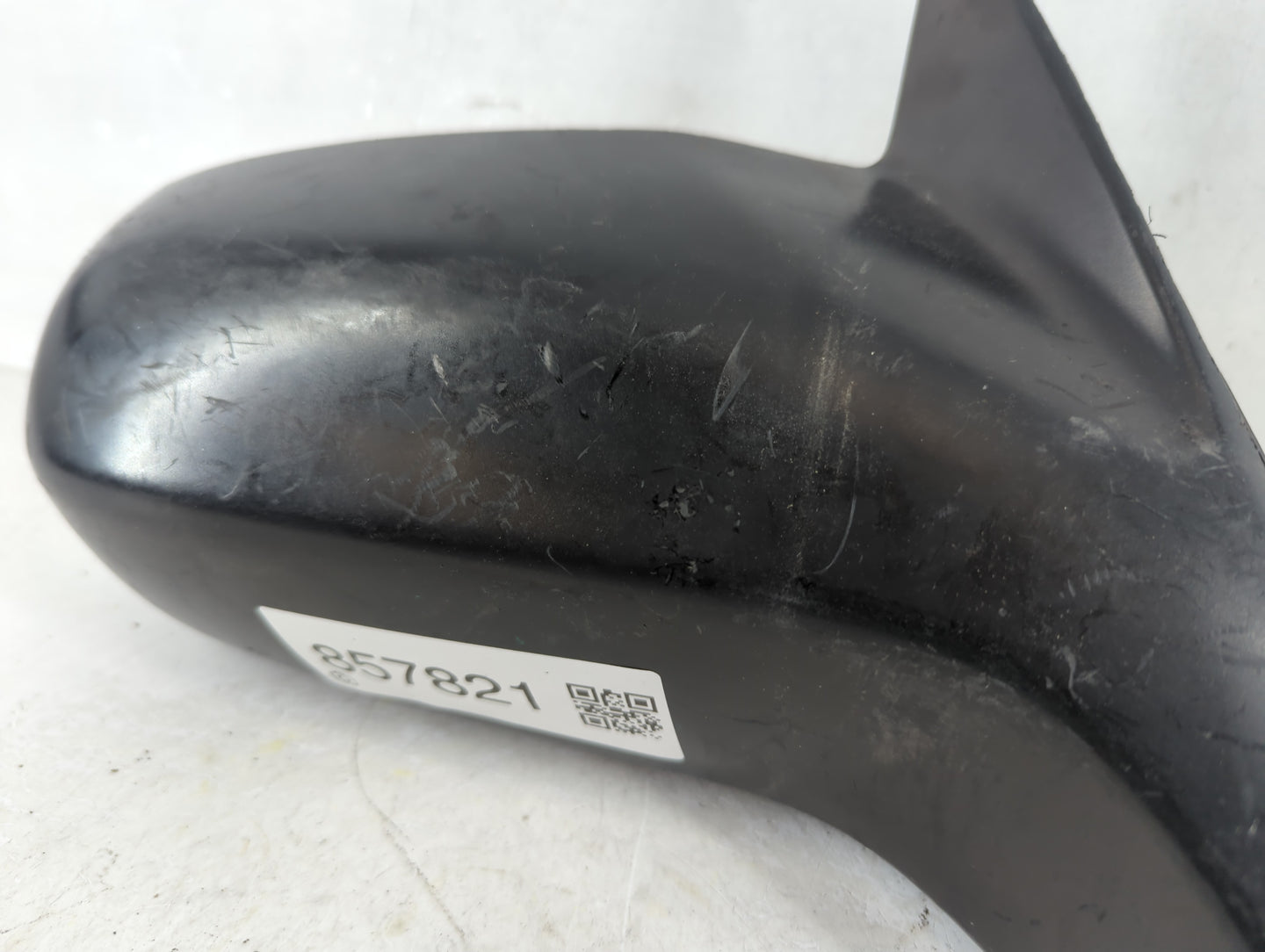 2003 Honda Civic Passenger Right Side View Manual Door Mirror Black - Oemusedautoparts1.com