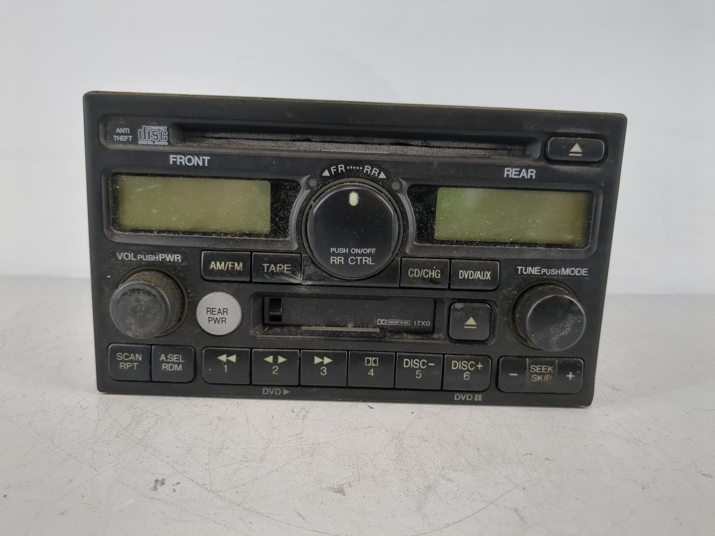 2002-2004 Honda Odyssey Radio AM FM Cd Player Receiver Replacement P/N:39100-S0X-A500 Fits Fits 2002 2003 2004 OEM Used Auto