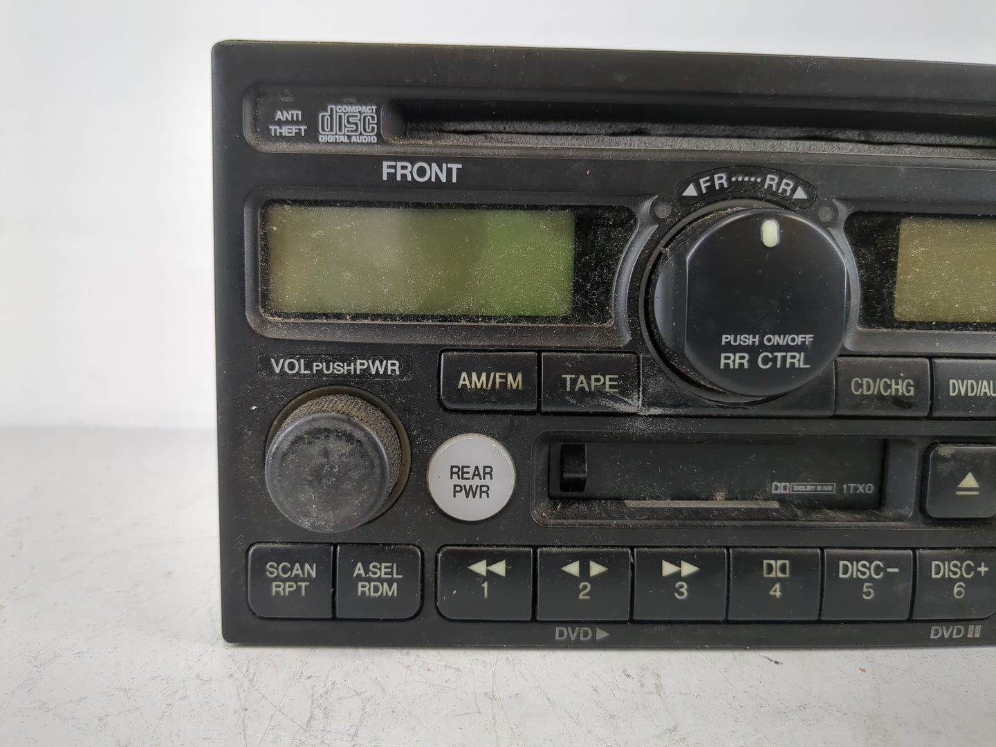 2002-2004 Honda Odyssey Radio AM FM Cd Player Receiver Replacement P/N:39100-S0X-A500 Fits Fits 2002 2003 2004 OEM Used Auto