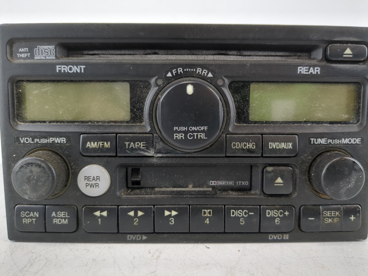 2002-2004 Honda Odyssey Radio AM FM Cd Player Receiver Replacement P/N:39100-S0X-A500 Fits Fits 2002 2003 2004 OEM Used Auto