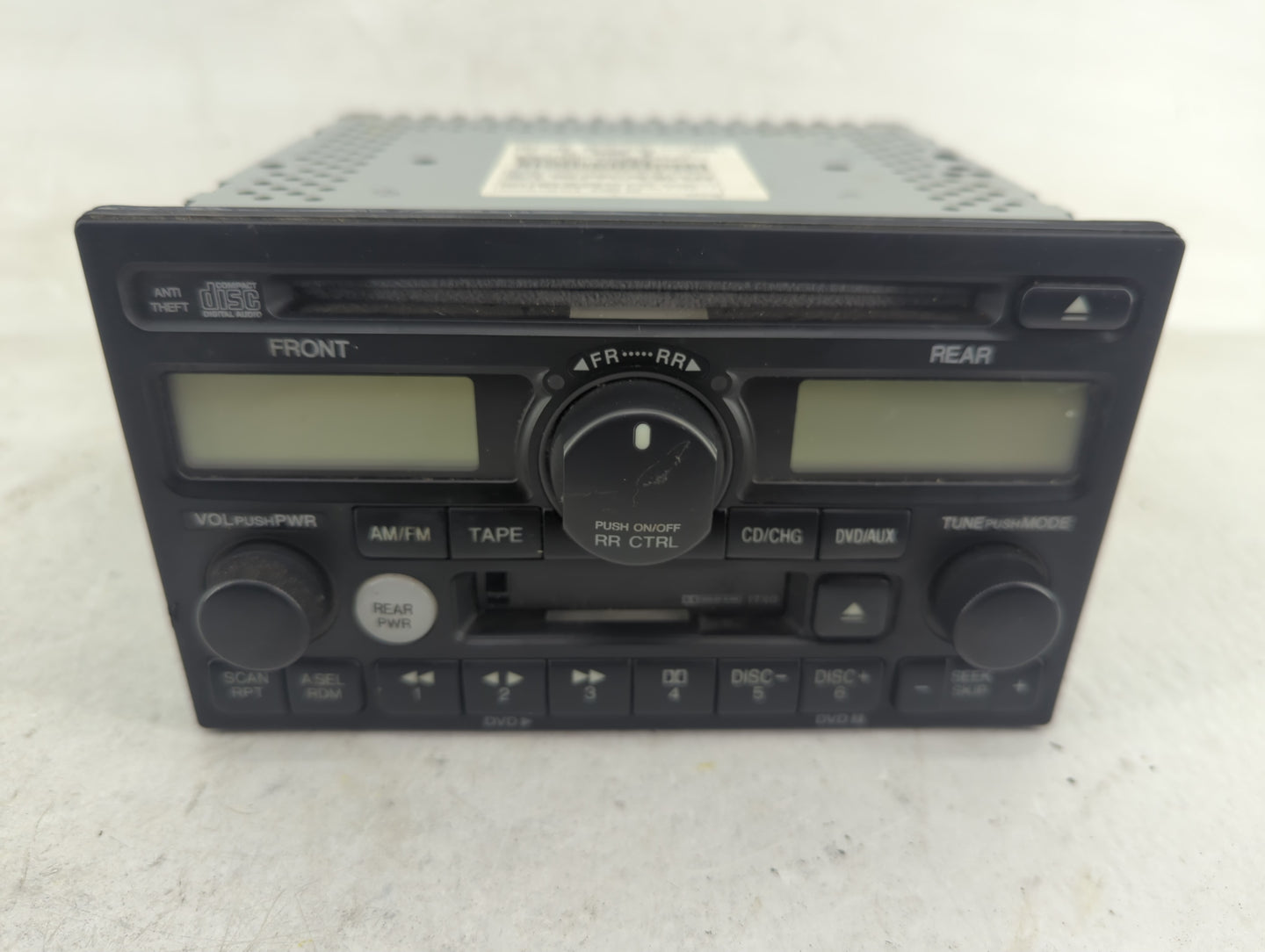 2002-2004 Honda Odyssey Radio AM FM Cd Player Receiver Replacement P/N:39100-S0X-A500 Fits Fits 2002 2003 2004 OEM Used Auto