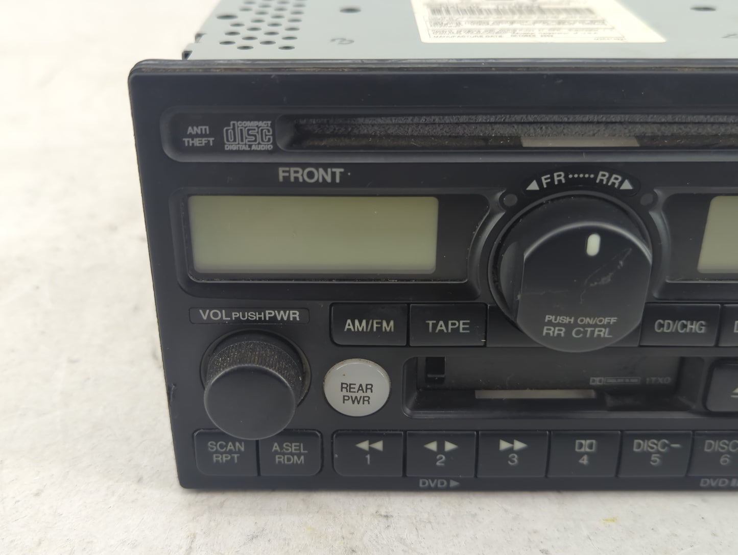2002-2004 Honda Odyssey Radio AM FM Cd Player Receiver Replacement P/N:39100-S0X-A500 Fits Fits 2002 2003 2004 OEM Used Auto