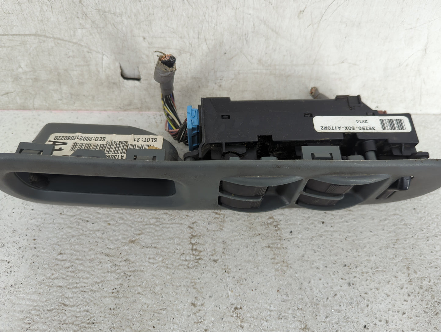 2003-2004 Honda Odyssey Master Power Window Switch Replacement Driver Side Left Fits Fits 2003 2004 OEM Used Auto Parts - Oe