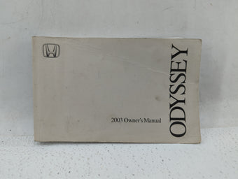 compare product 2003 Honda Odyssey Owners Manual Book Guide OEM Used Auto Parts