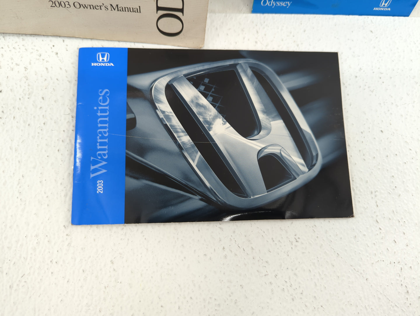 2003 Honda Odyssey Owners Manual Book Guide OEM Used Auto Parts - Oemusedautoparts1.com