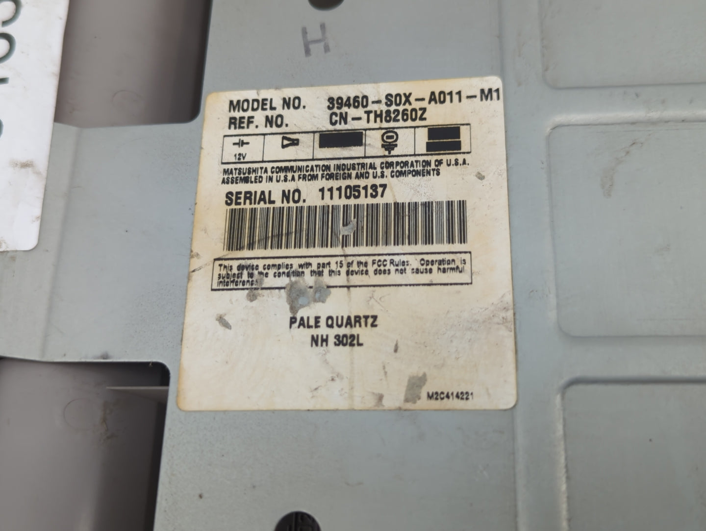 2002-2004 Honda Odyssey Information Display Screen Grey - Oemusedautoparts1.com