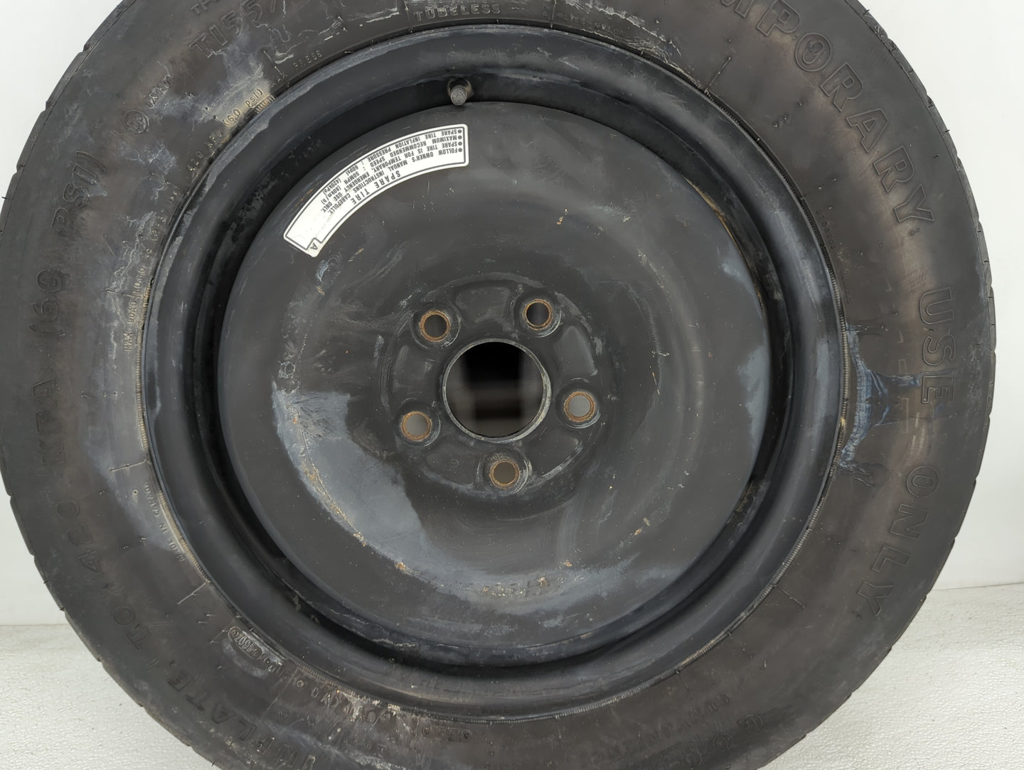 2003-2008 Honda Pilot Spare Donut Tire Wheel Rim Oem - Oemusedautoparts1.com