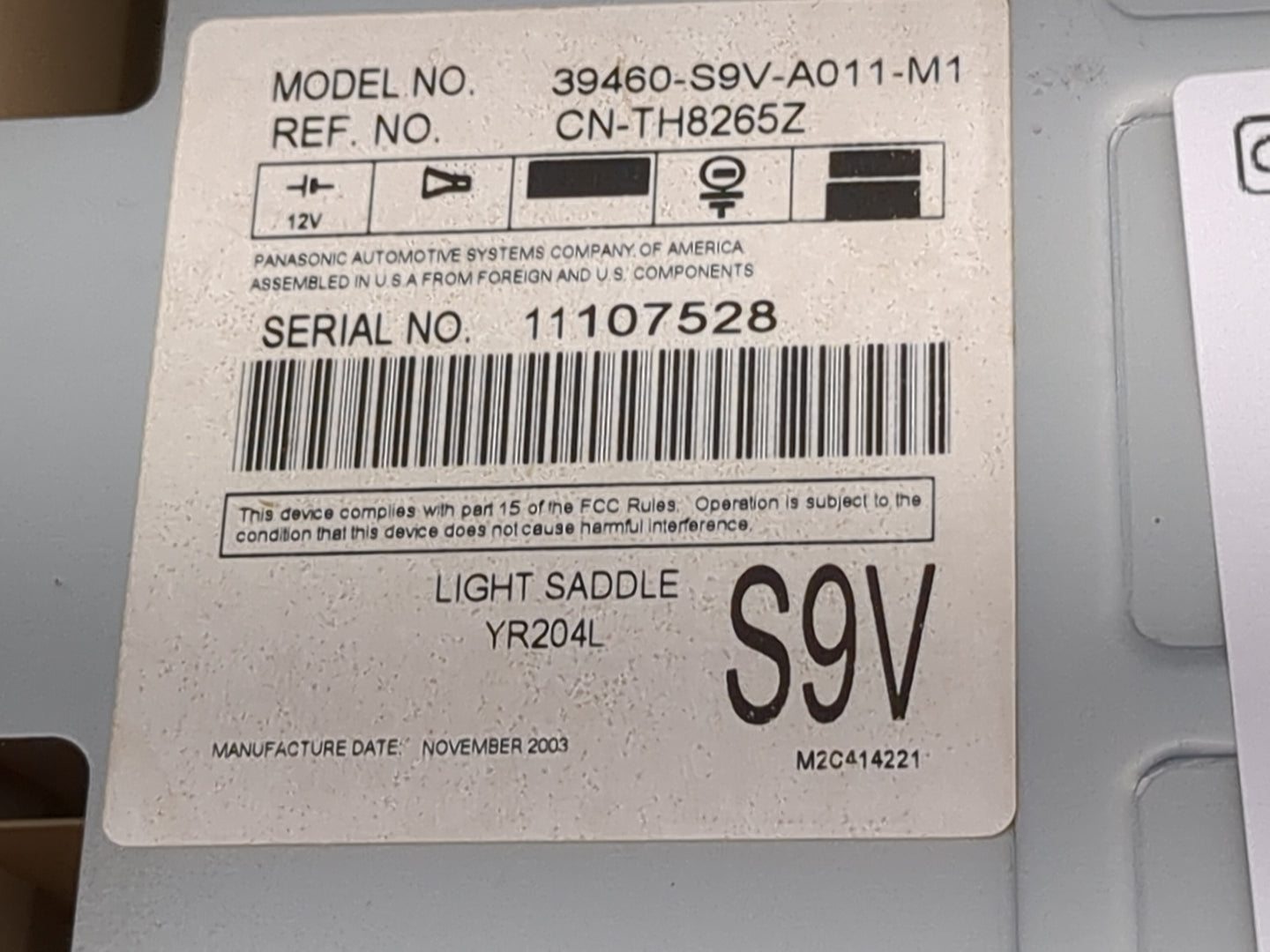 2003-2005 Honda Pilot Information Display Screen 1483893 - Oemusedautoparts1.com
