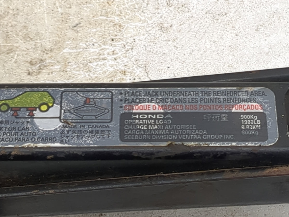 2003 Honda Pilot Spare Scissor Car Jack 1512516 - Oemusedautoparts1.com