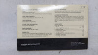 2003 Hyundai Accent Owners Manual Book Guide OEM Used Auto Parts - Oemusedautoparts1.com