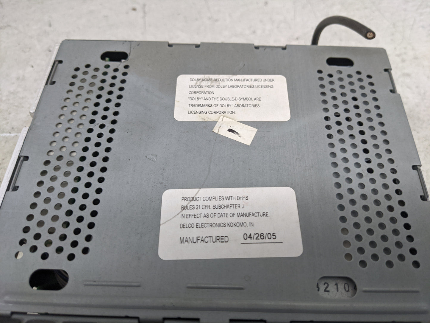 2003 Hyundai Santa Fe Radio AM FM Cd Player Receiver Replacement P/N:96185-26900 12220029 Fits OEM Used Auto Parts - Oemused