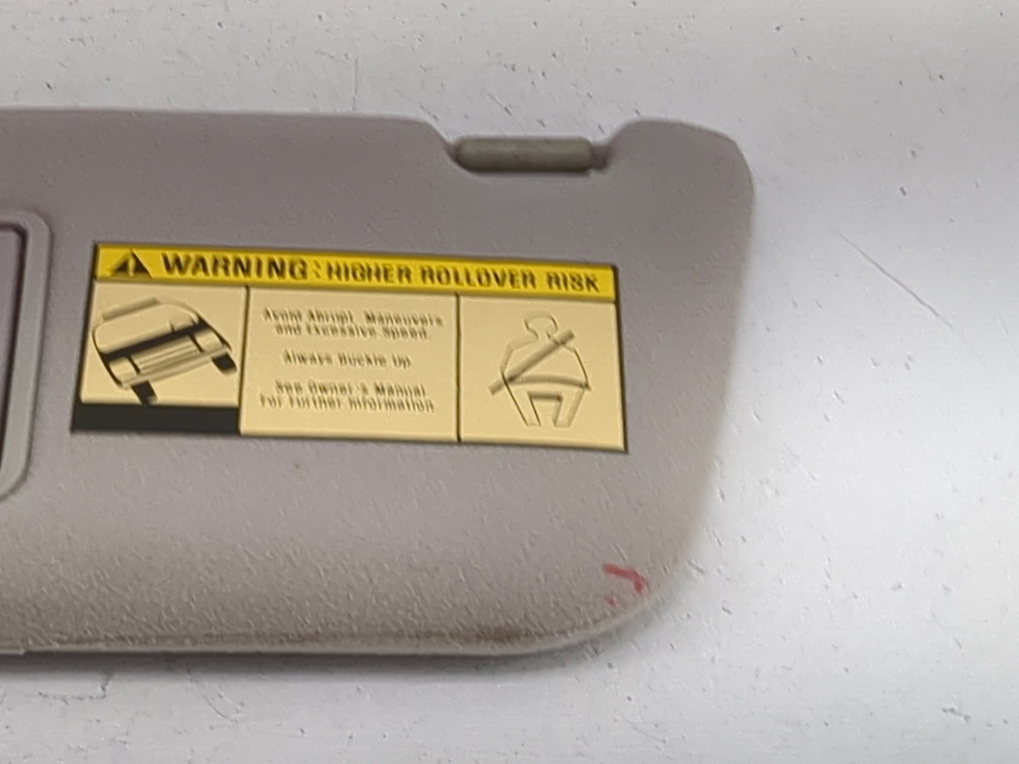2003 Hyundai Santa Fe Sun Visor Shade Replacement Driver Left Mirror Fits OEM Used Auto Parts - Oemusedautoparts1.com