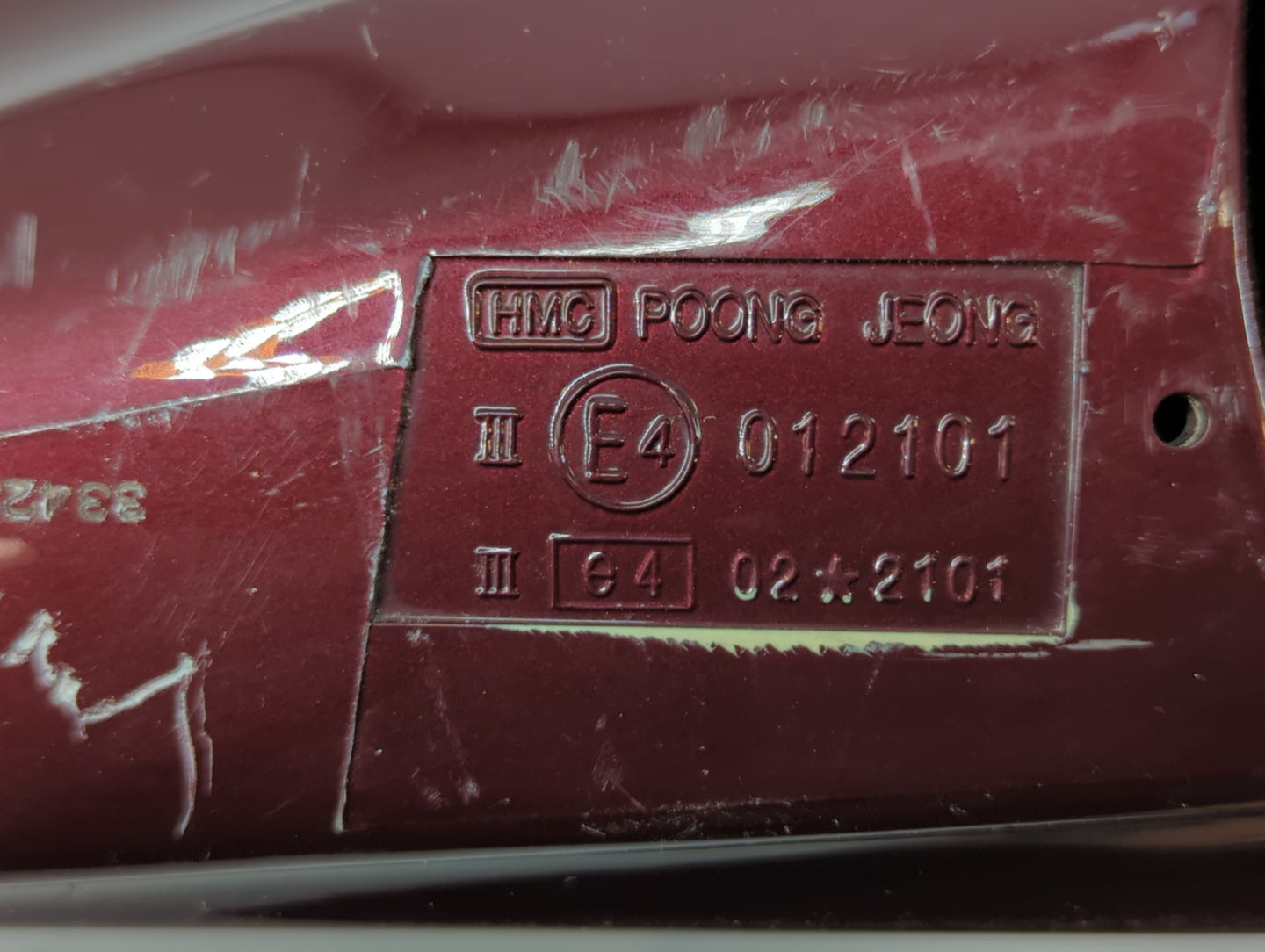 1999-2005 Hyundai Sonata Side Mirror Replacement Passenger Right View Door Mirror P/N:IIIE4012101 Fits OEM Used Auto Parts -