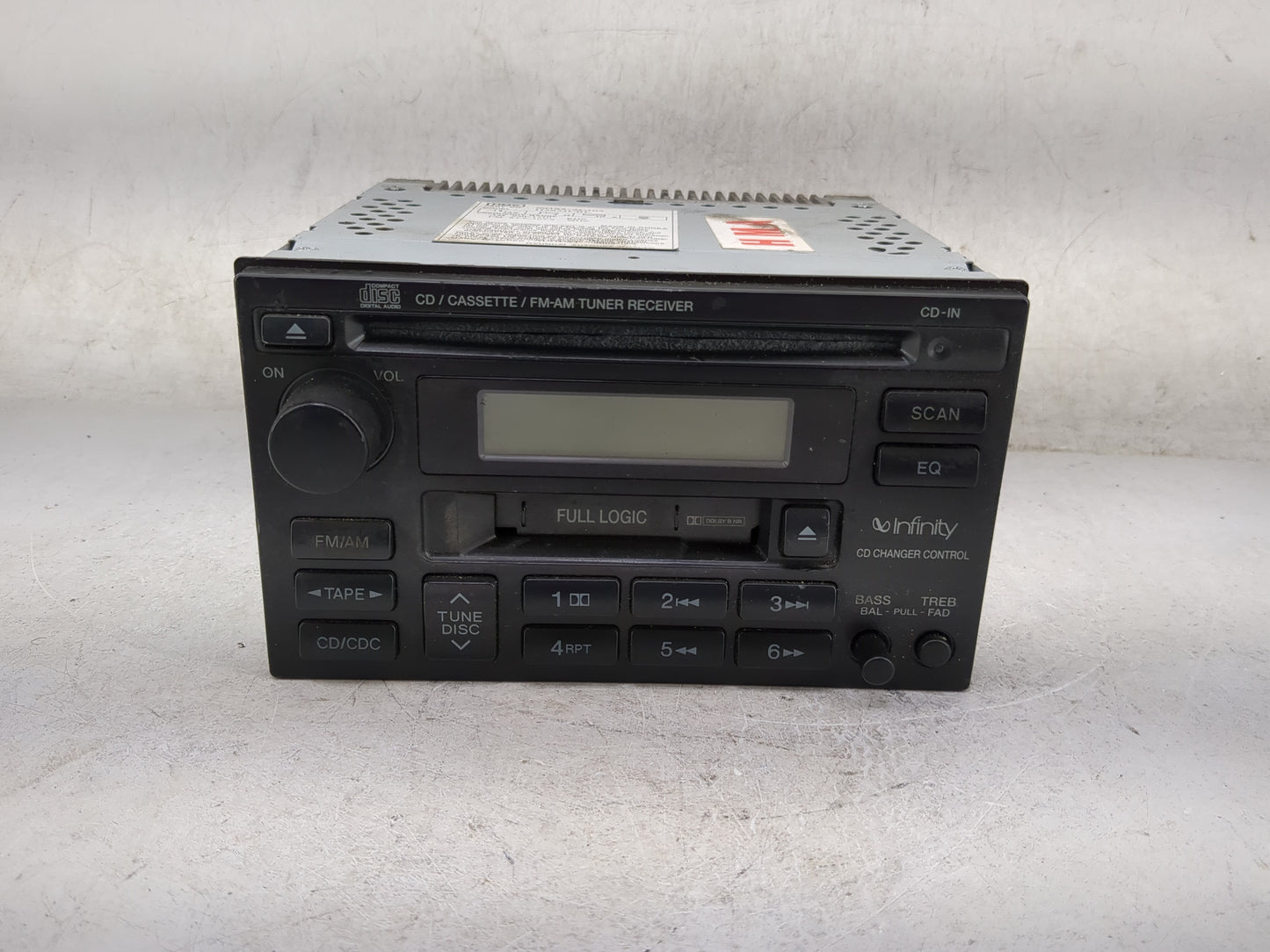 2003-2004 Hyundai Tiburon Radio AM FM Cd Player Receiver Replacement P/N:96185-2C105 H285JCBL Fits Fits 2003 2004 OEM Used A