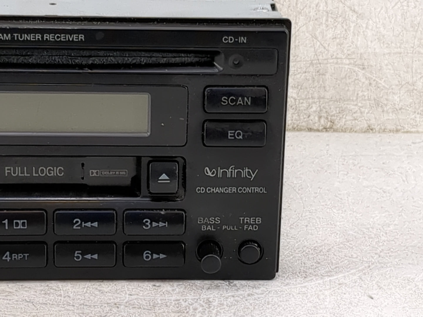 2003-2004 Hyundai Tiburon Radio AM FM Cd Player Receiver Replacement P/N:96185-2C105 H285JCBL Fits Fits 2003 2004 OEM Used A