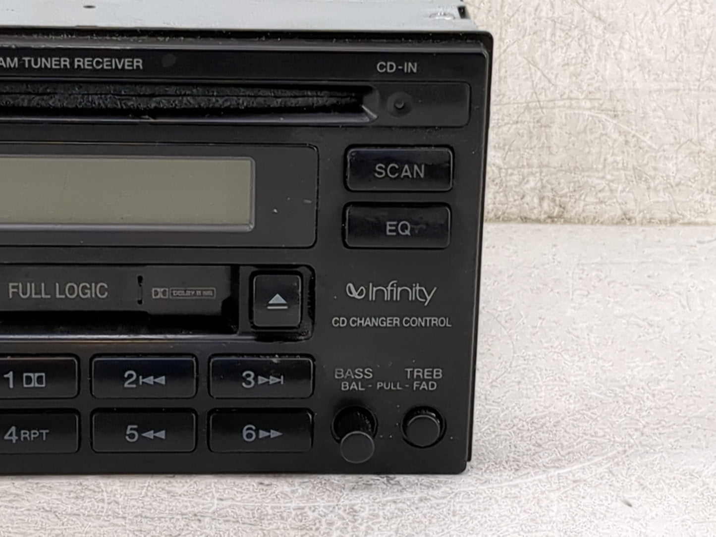 2003-2004 Hyundai Tiburon Radio AM FM Cd Player Receiver Replacement P/N:96185-2C105 H285JCBL Fits Fits 2003 2004 OEM Used A