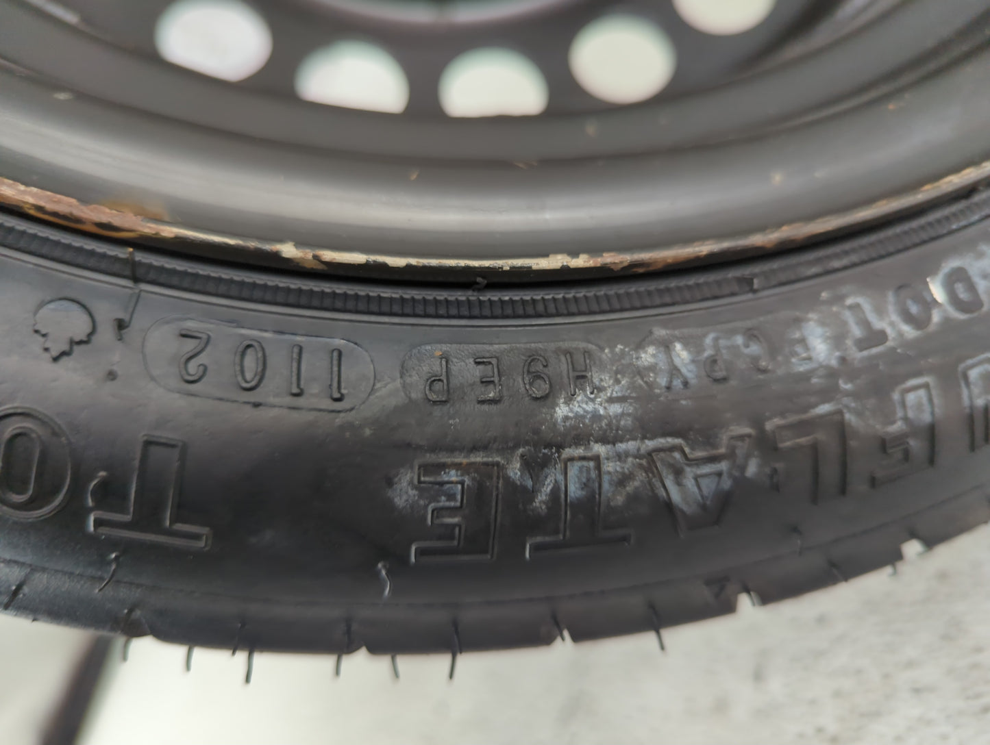 2003 Hyundai Tucson Spare Donut Tire Wheel Rim Oem - Oemusedautoparts1.com