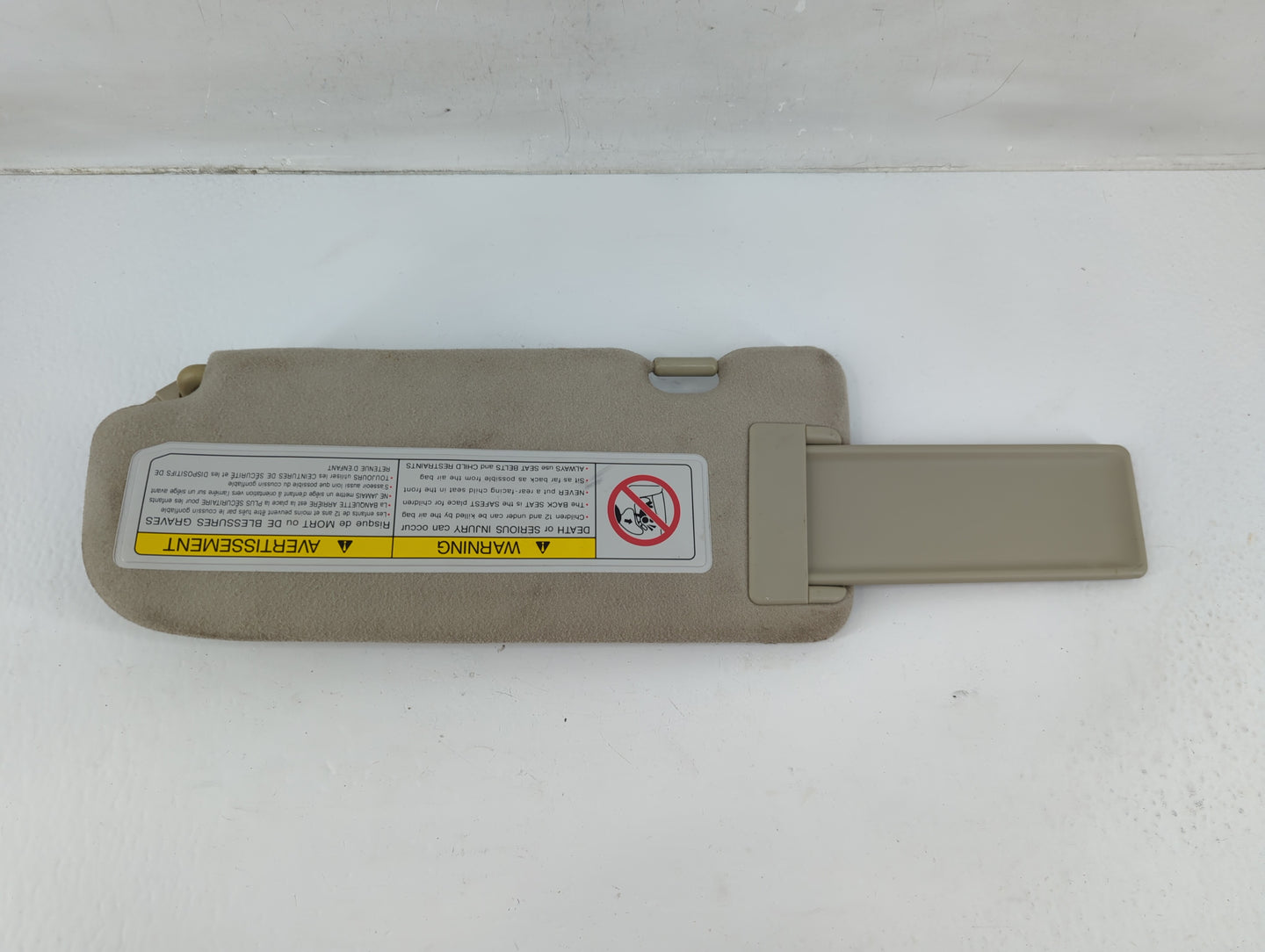 2003-2004 Infiniti G35 Sun Visor Shade Replacement Passenger Right Mirror Fits Fits 2003 2004 OEM Used Auto Parts - Oemuseda