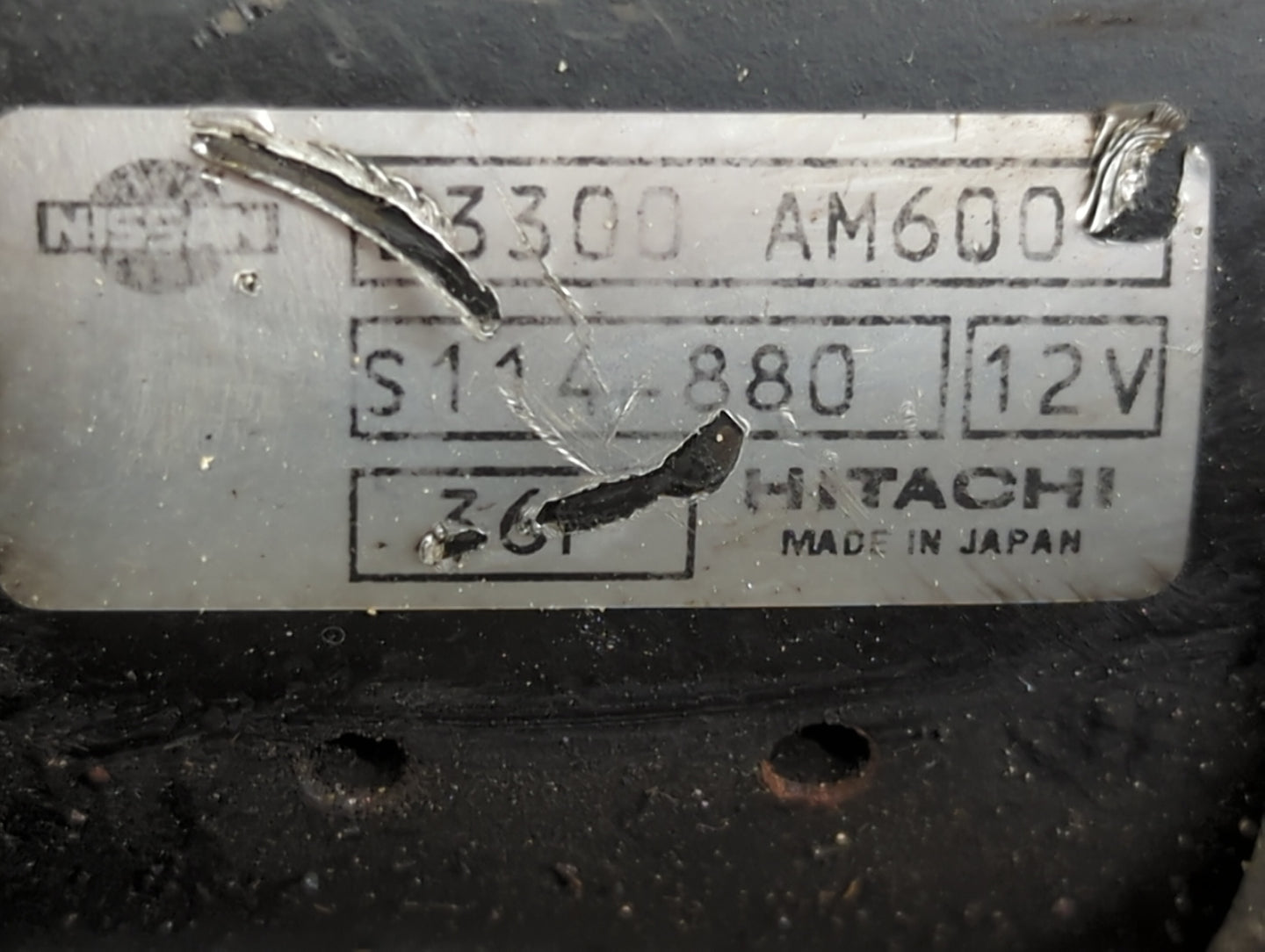 2003-2007 Infiniti G35 Car Starter Motor Solenoid OEM P/N:S114-880 23300 AM600 Fits Fits 2003 2004 2005 2006 2007 2008 OEM U