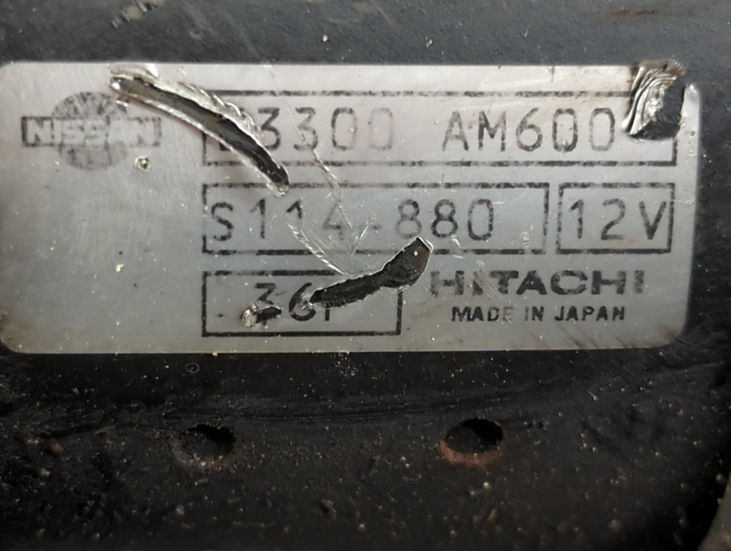 2003-2007 Infiniti G35 Car Starter Motor Solenoid OEM P/N:S114-880 23300 AM600 Fits Fits 2003 2004 2005 2006 2007 2008 OEM U