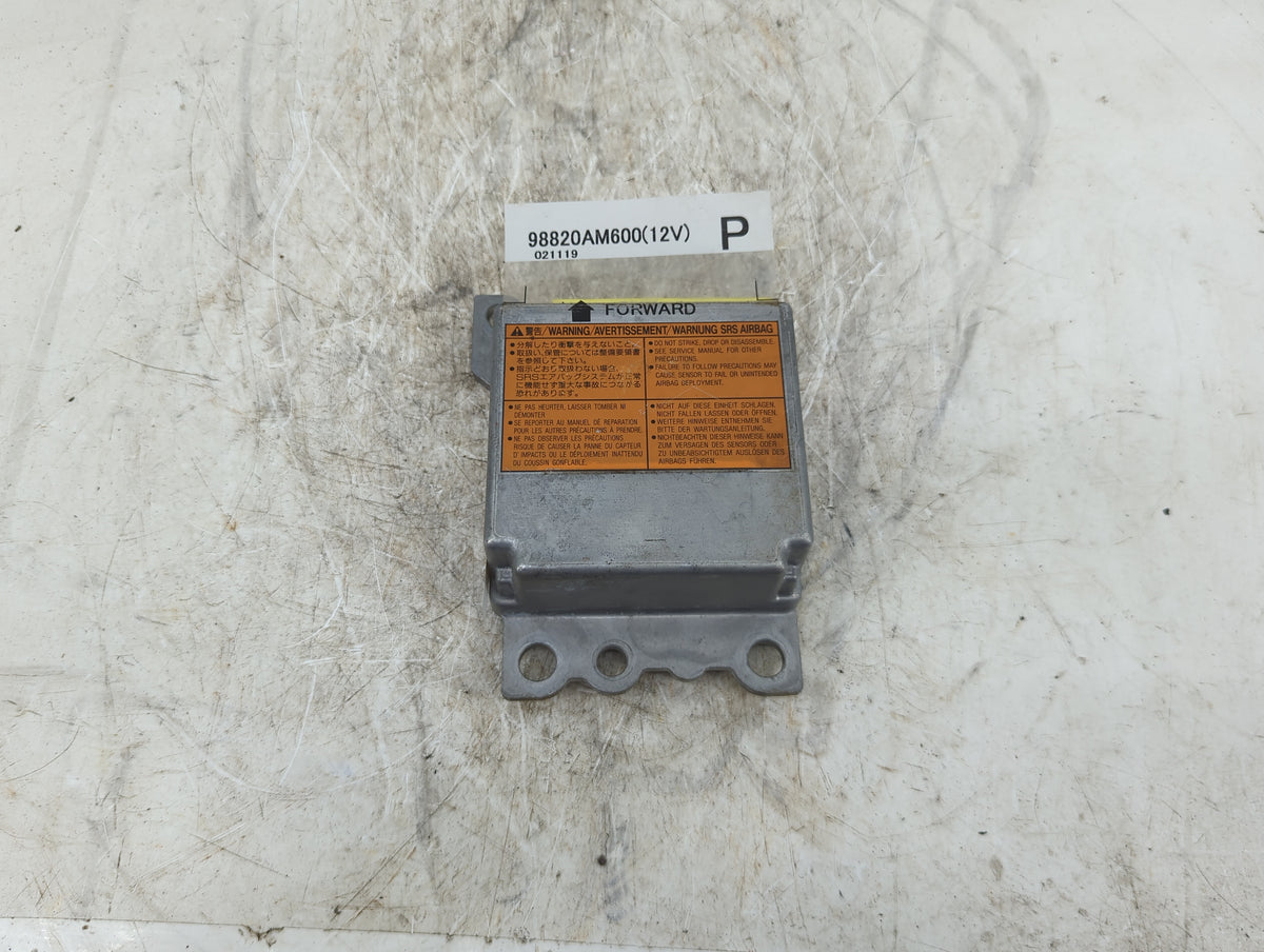 2003-2004 Infiniti G35 Safety Restraint Srs Airbag Control Module - Oemusedautoparts1.com