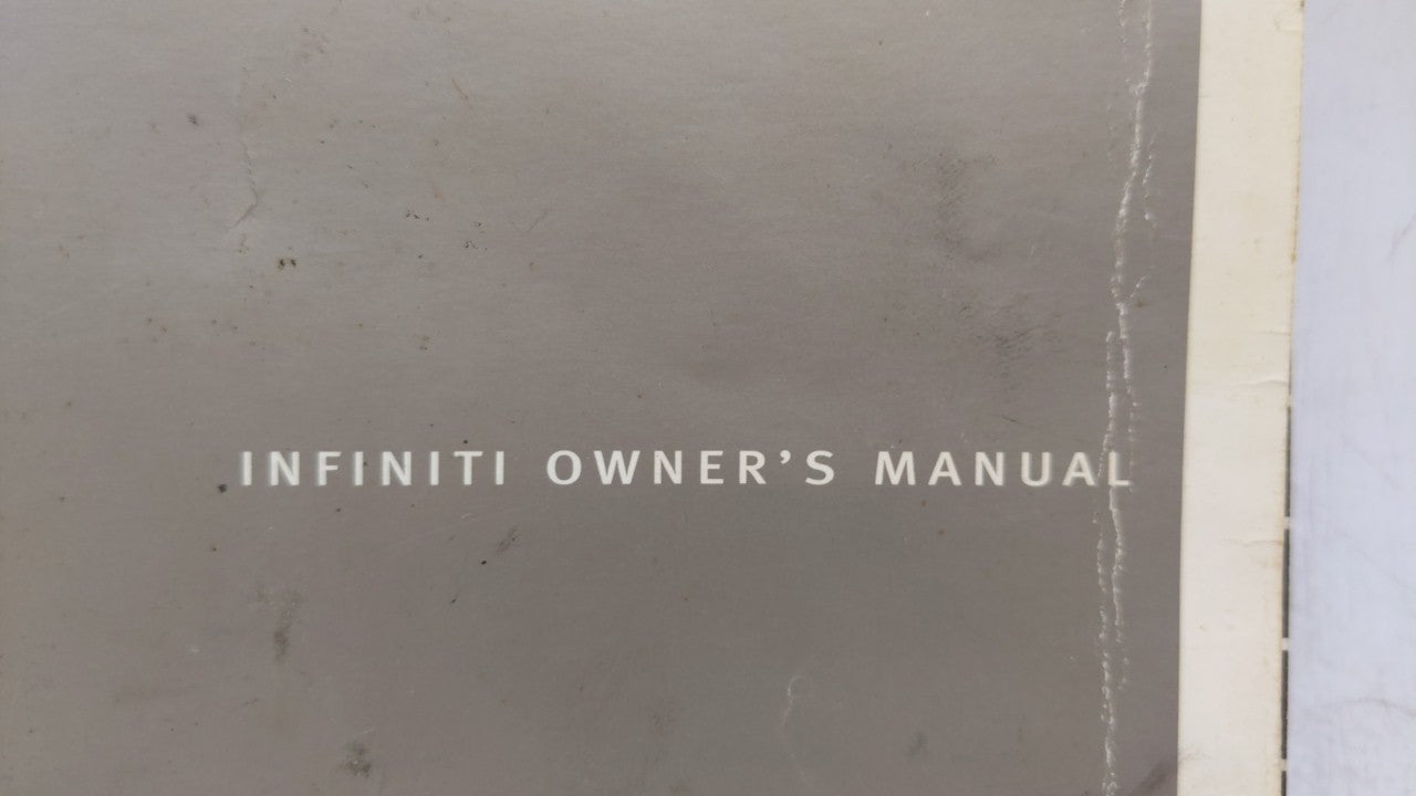 2003 Infiniti G35 Owners Manual Book Guide OEM Used Auto Parts - Oemusedautoparts1.com