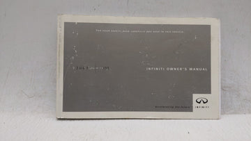 2003 Infiniti I35 Owners Manual Book Guide OEM Used Auto Parts - Oemusedautoparts1.com