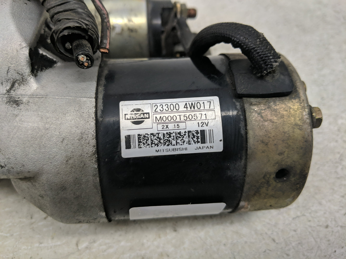 2002-2003 Infiniti Qx4 Car Starter Motor Solenoid OEM P/N:M000T50571 23300 4W017 Fits Fits 2002 2003 OEM Used Auto Parts - O