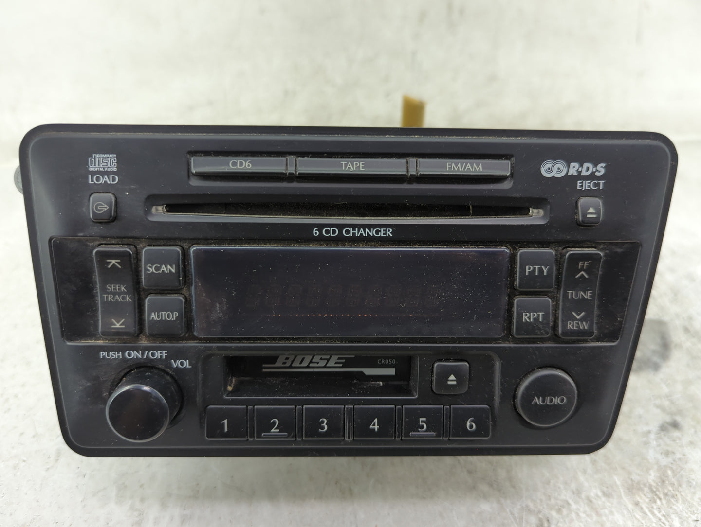 2002-2003 Infiniti Qx4 Radio AM FM Cd Player Receiver Replacement Fits Fits 2002 2003 OEM Used Auto Parts - Oemusedautoparts